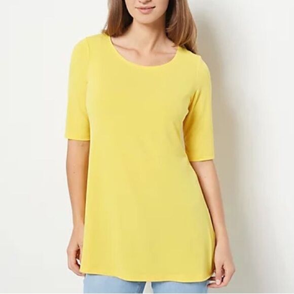 Susan Graver Modern Essentials Liquid Knit Tunic - Picture 1 of 5